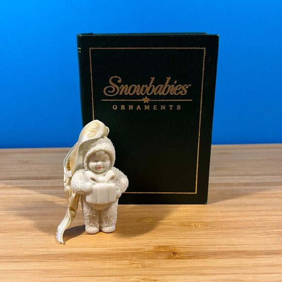 Department 56 Snowbabies Ornament "My Gift to You" #68909 w/Box Retired Vintage - Picture 9 of 14